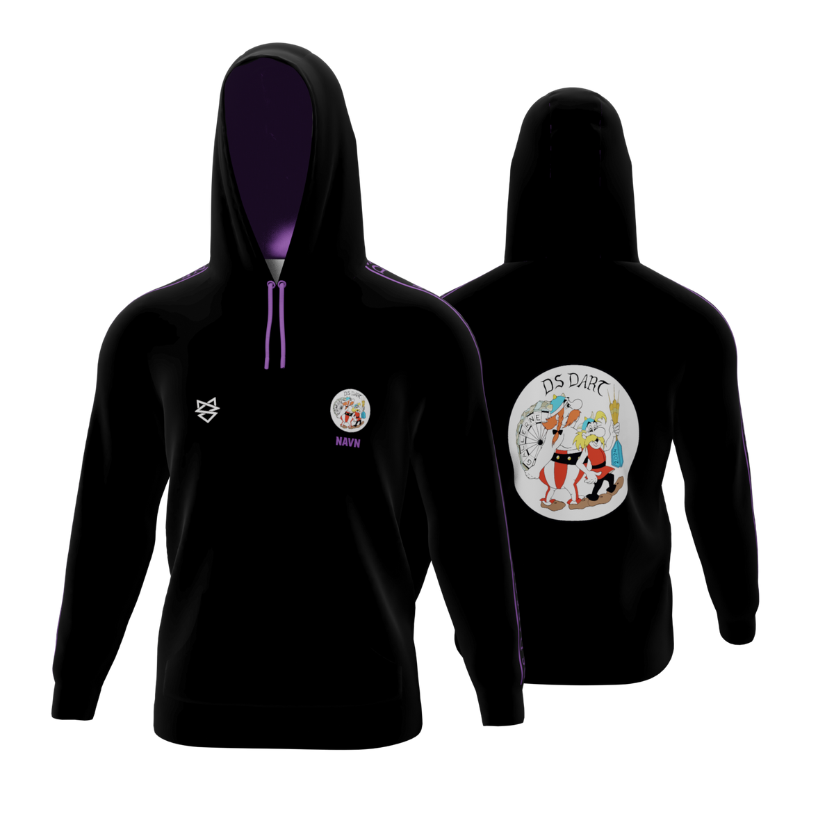 Bomulds Hoodie - DS Dart