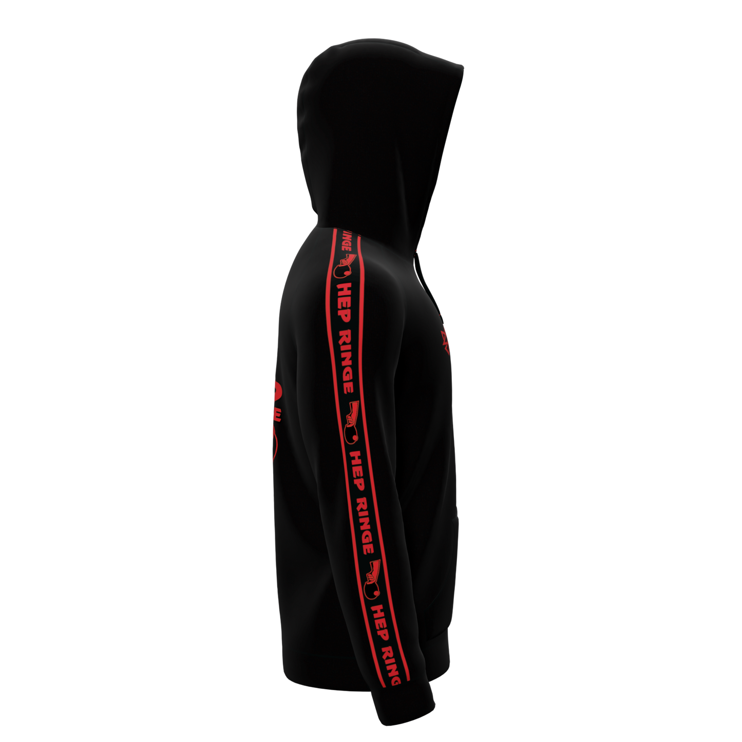 Bomulds Hoodie - HEP Ringe stripe
