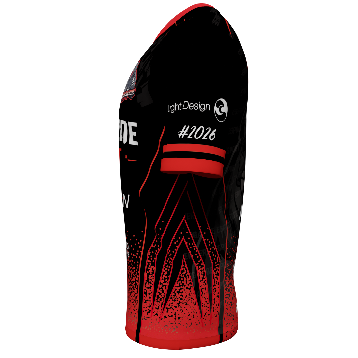 Espergærde Esport - Rød T-shirt 2026 med sponsorater