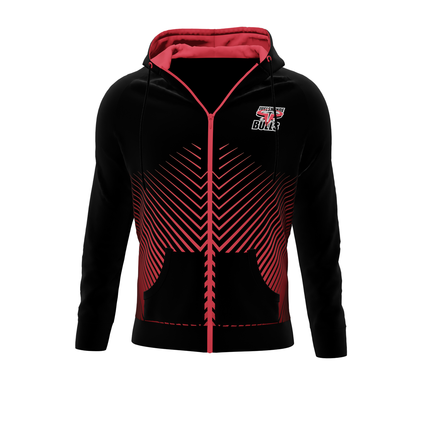 Juelsminde Bulls - Zip Hoodie - SponsorWorld