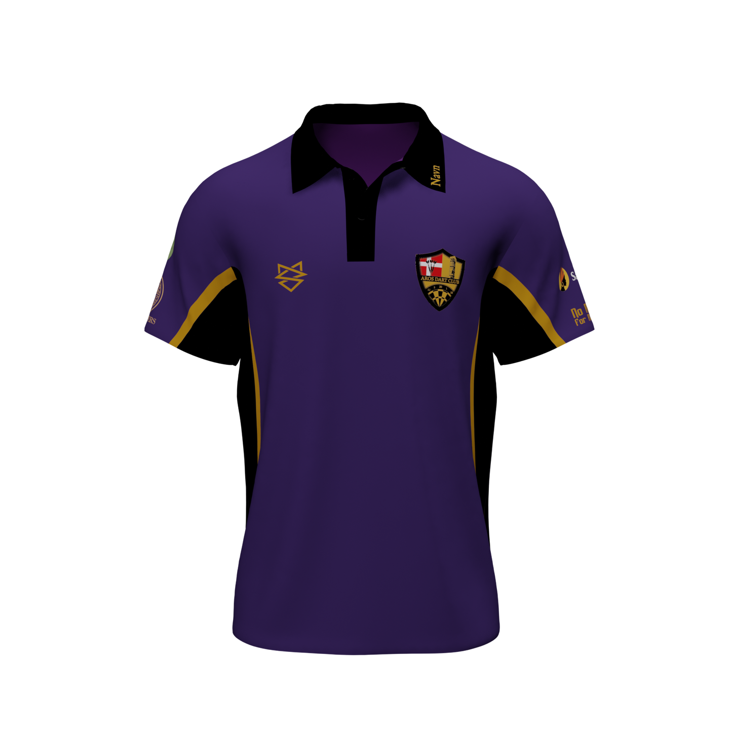 Polo med sponsorer - Aros Dart