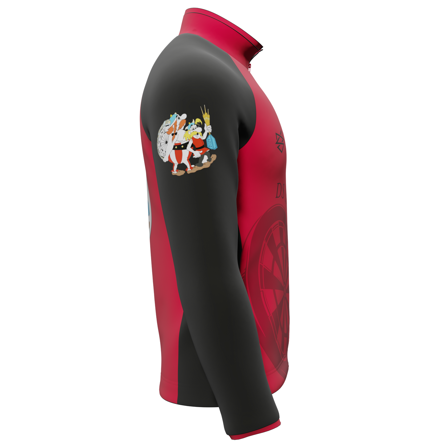 Bomuld Zip cardigan raglan - DS Dart - SponsorWorld