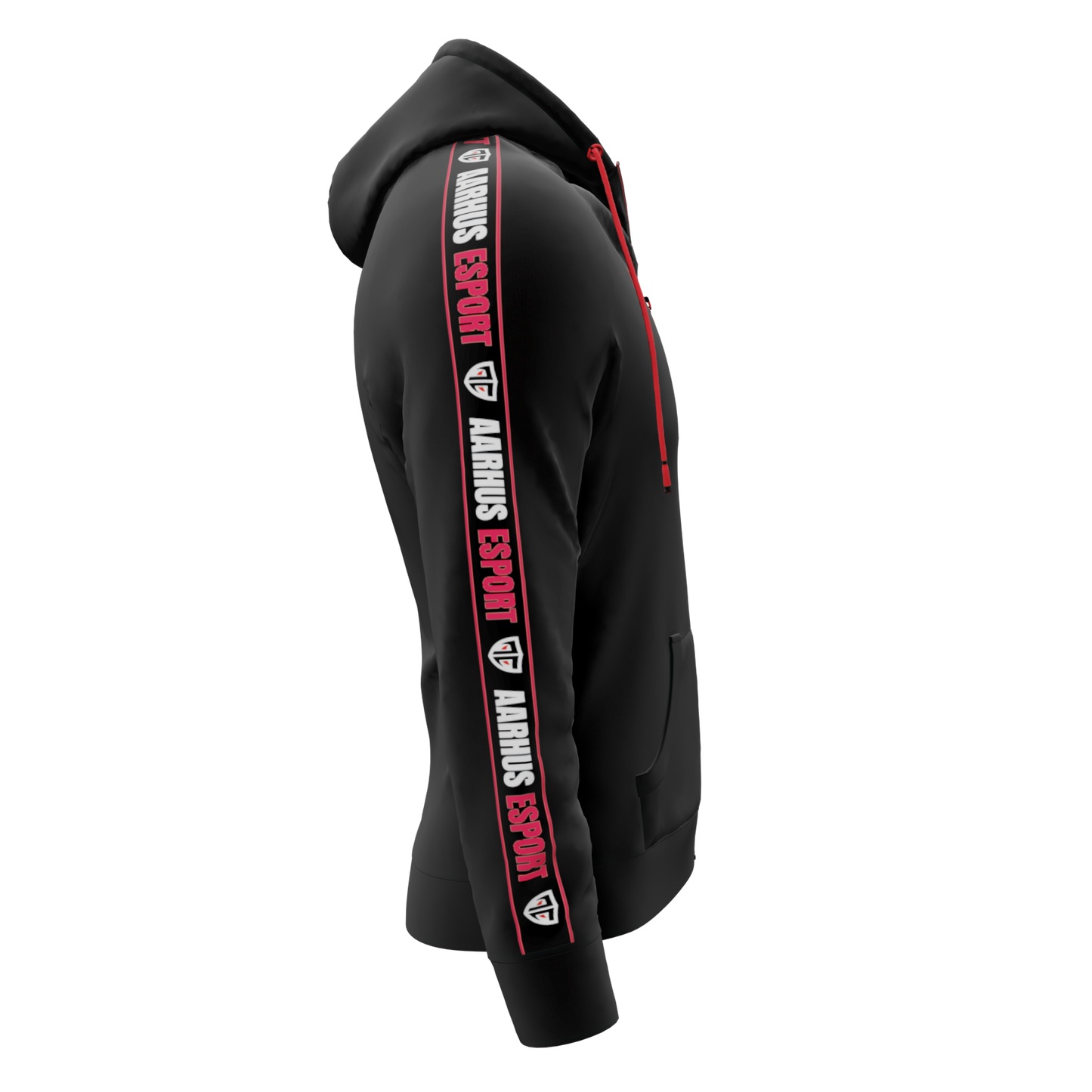 Bomulds Hoodie ZIP - Aarhus Esport