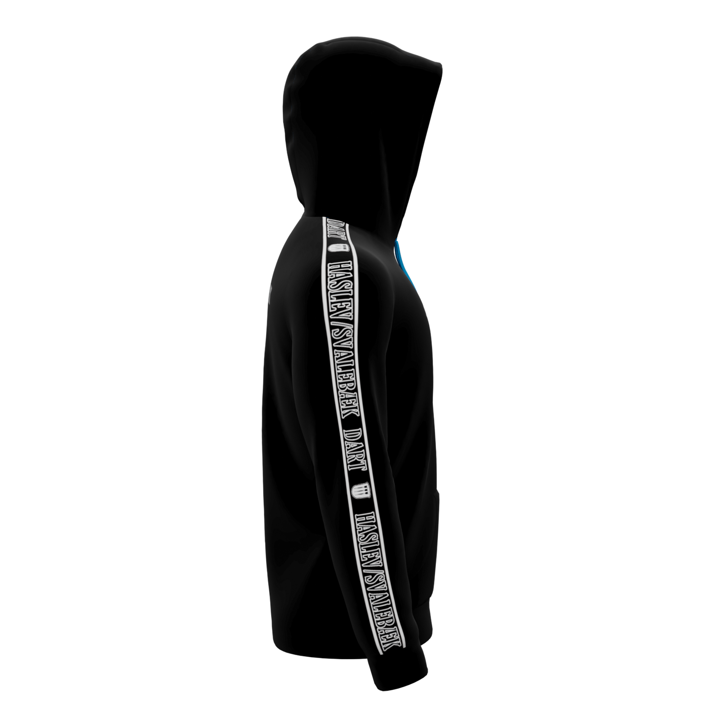 Bomulds Hoodie - Stripe ID - Voksen - Haslev-Svalebæk Dart