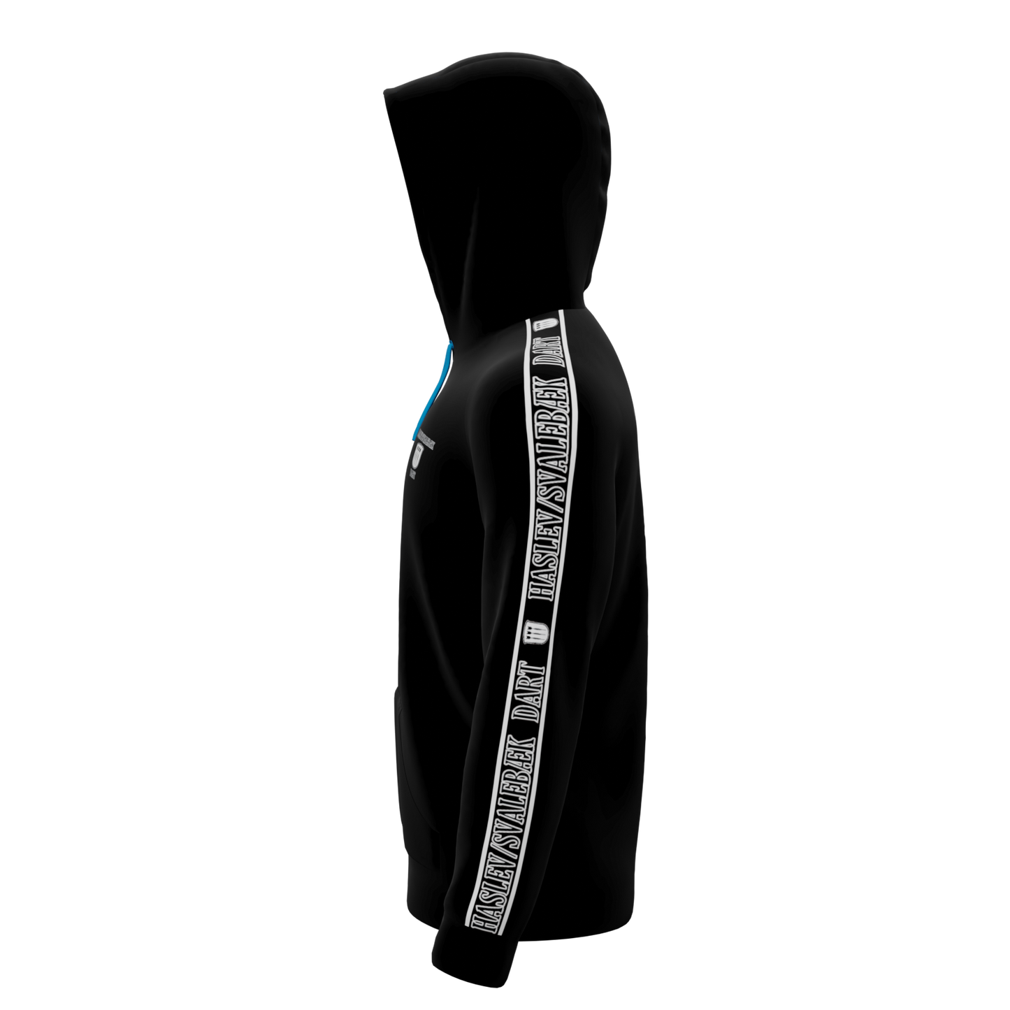 Bomulds Hoodie - Stripe ID - Voksen - Haslev-Svalebæk Dart