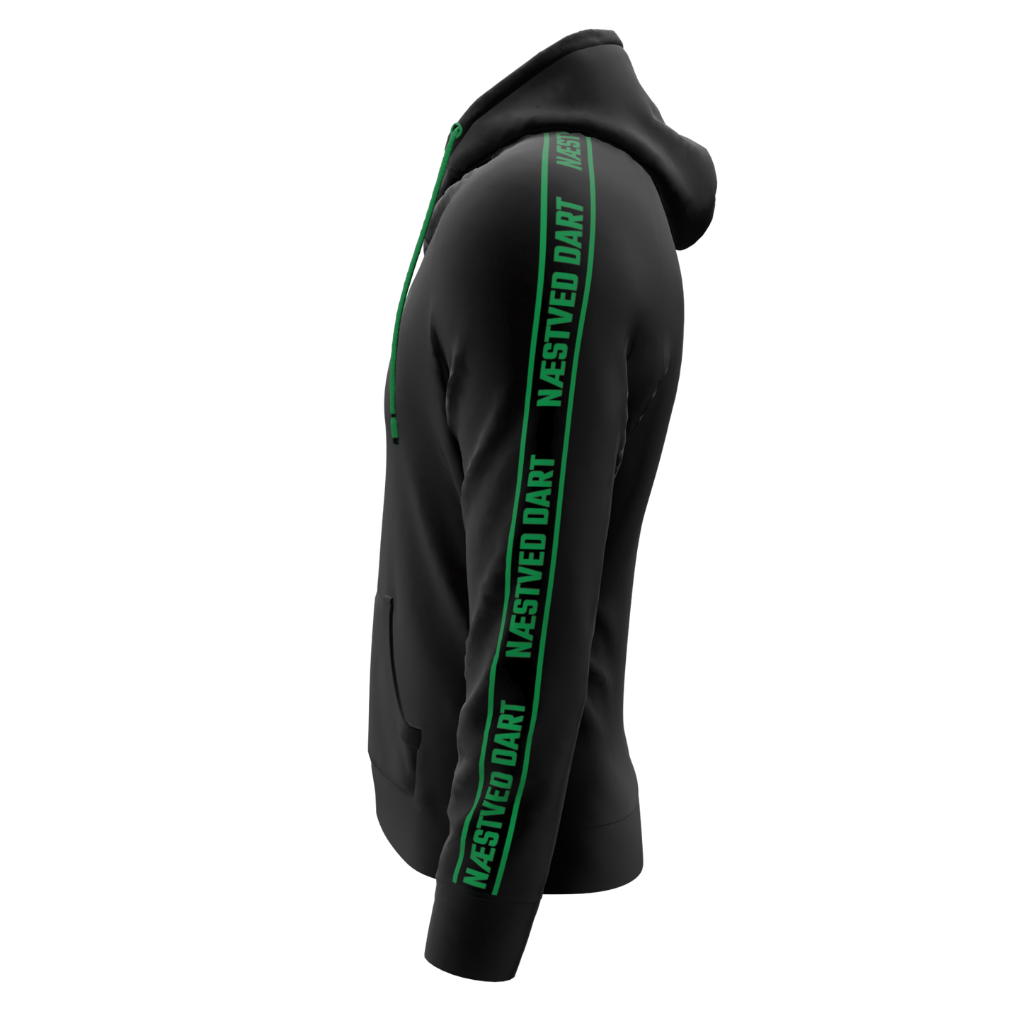 Bomulds Hoodie ZIP - Næstved Dart