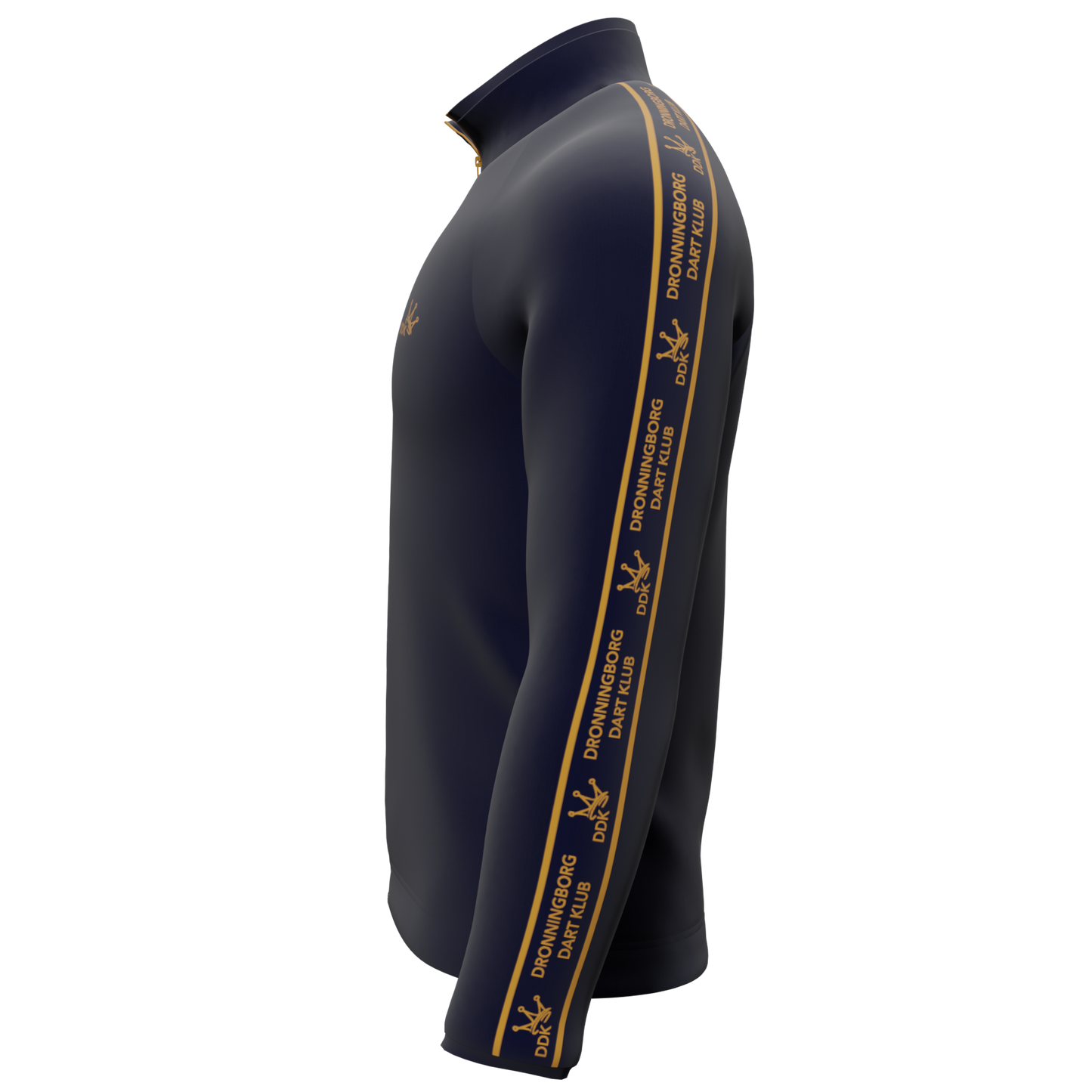 Bomulds Cardigan ZIP - Dronningborg Dart Klub - SponsorWorld