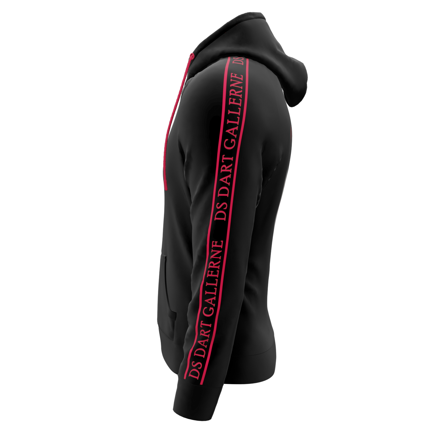 Bomulds Hoodie ZIP - DS Dart