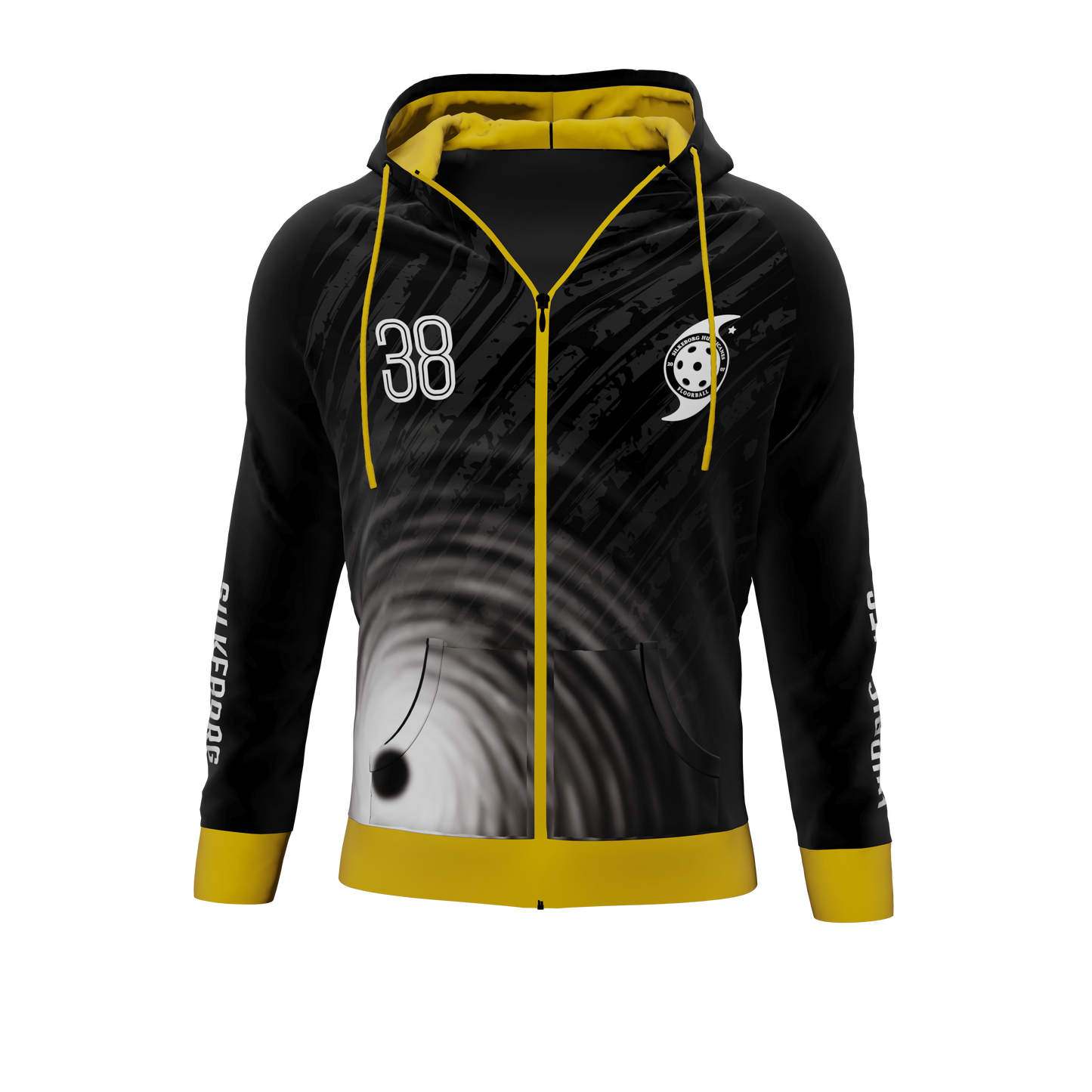 Silkeborg Hurricanes - Hoodie med lynlås - SponsorWorld