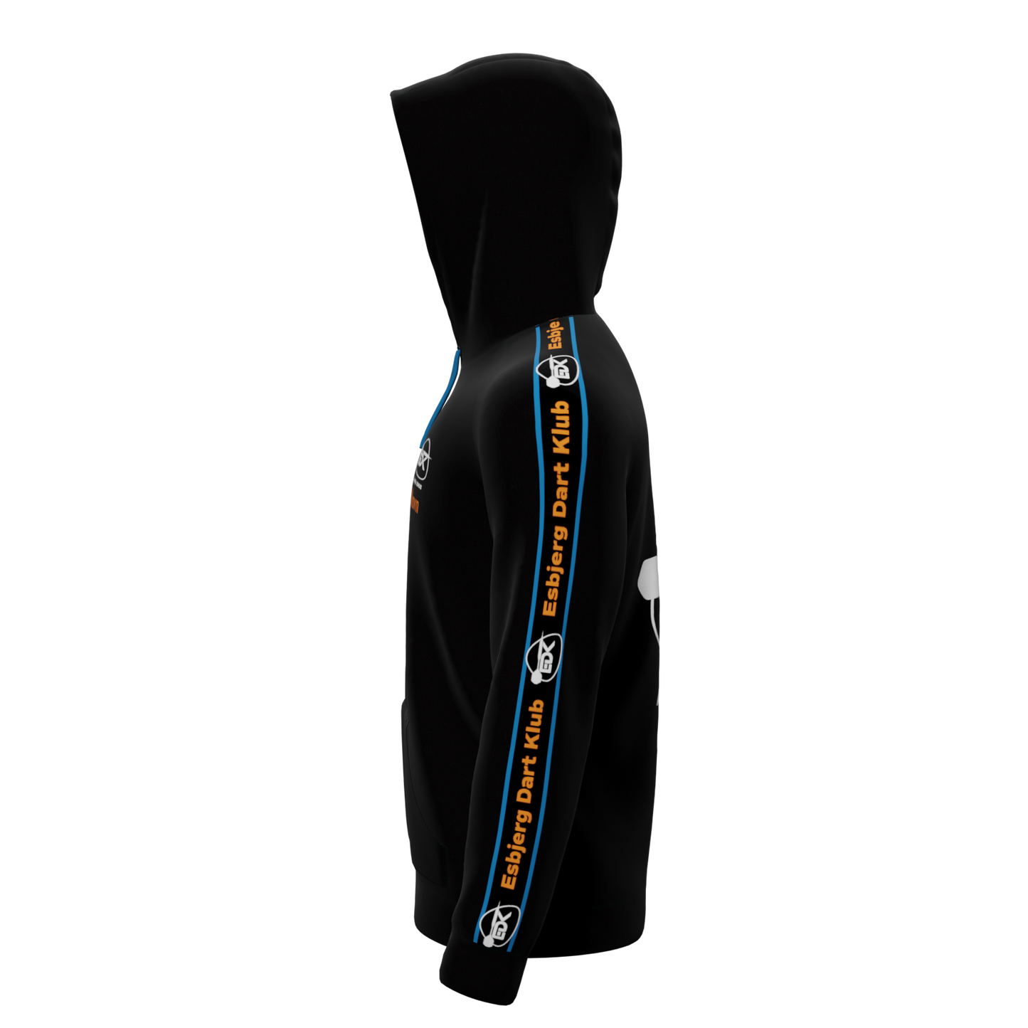 Bomulds Hoodie - Esbjerg Dart Klub - SponsorWorld