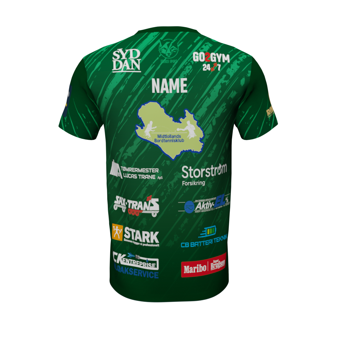 Midtlollands Bordtennisklub - T-shirt - Sponsor