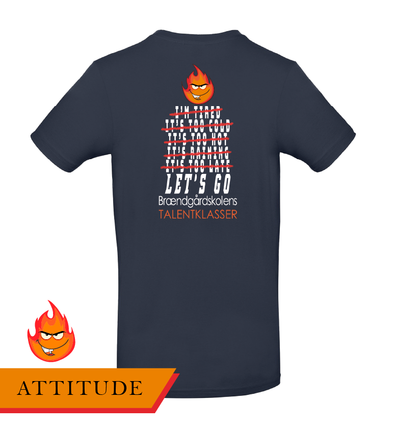 Attitude Tshirt Navy - SponsorWorld