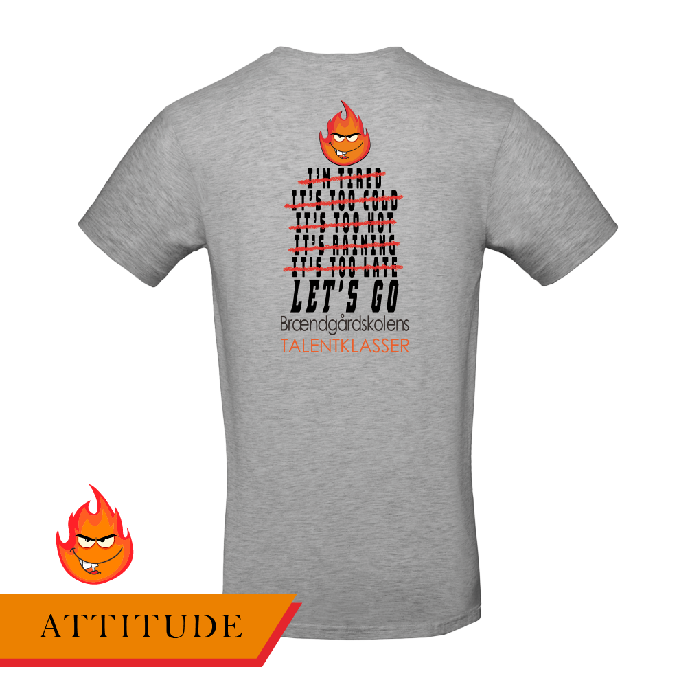 Attitude Tshirt Grå - SponsorWorld