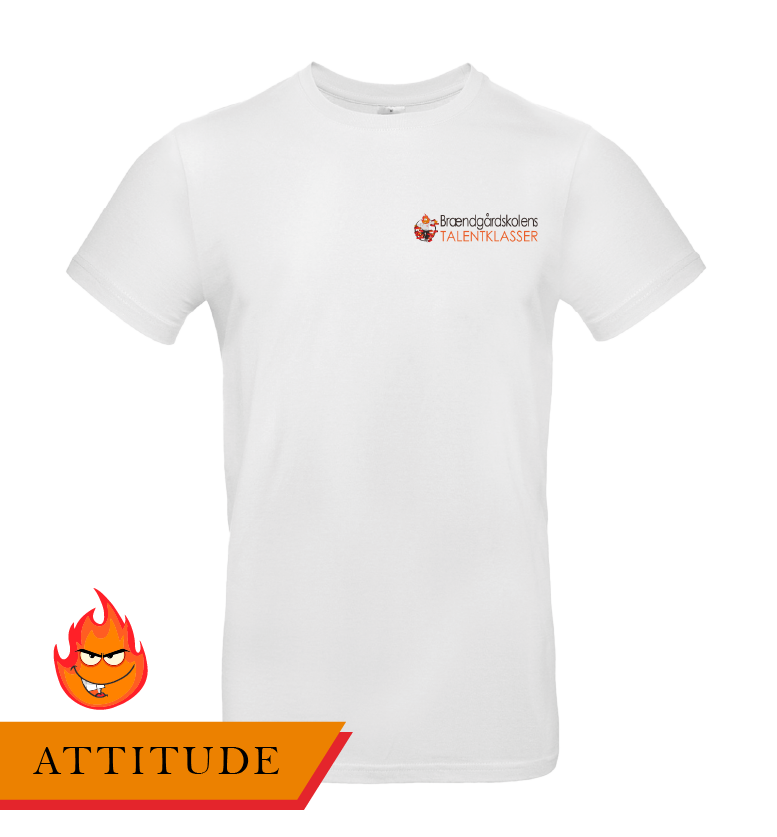 Attitude Tshirt Hvid - SponsorWorld