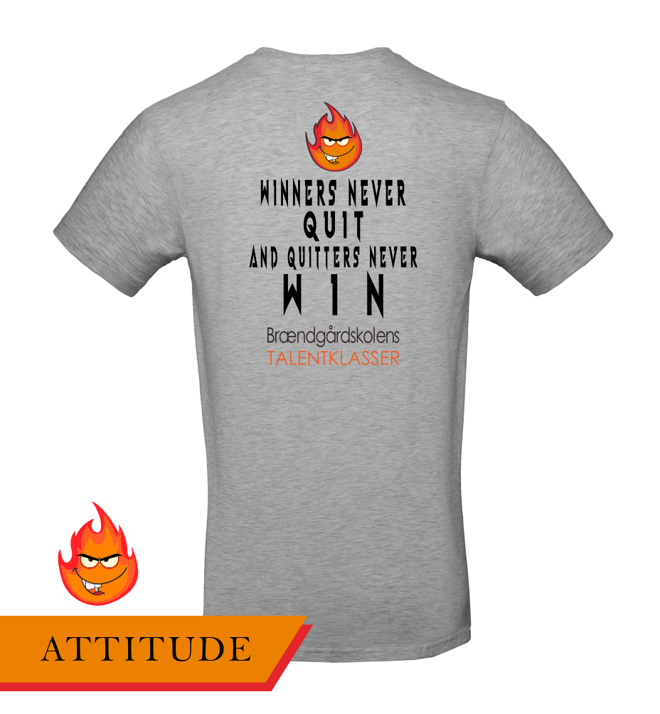 Attitude Tshirt Grå - SponsorWorld