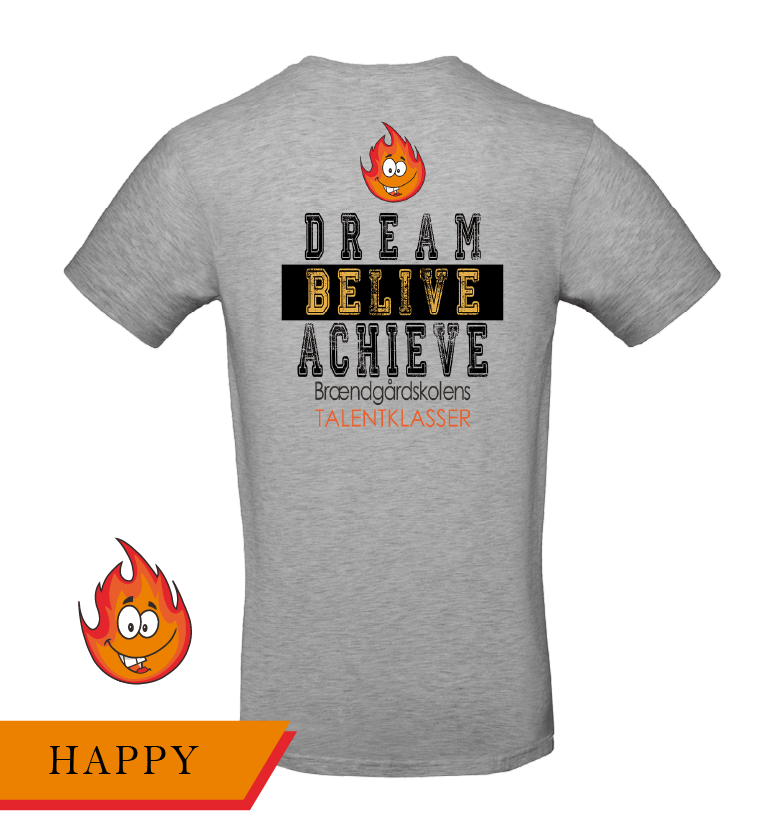 Happy Tshirt Grå - SponsorWorld