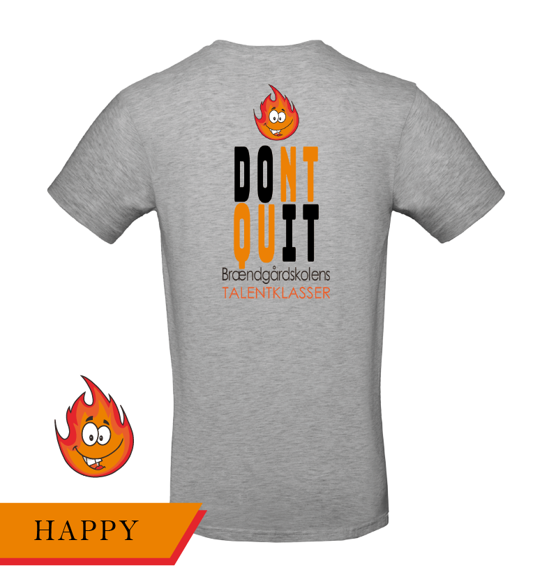 Happy Tshirt Grå - SponsorWorld