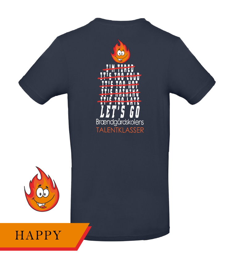 Happy Tshirt Navy - SponsorWorld