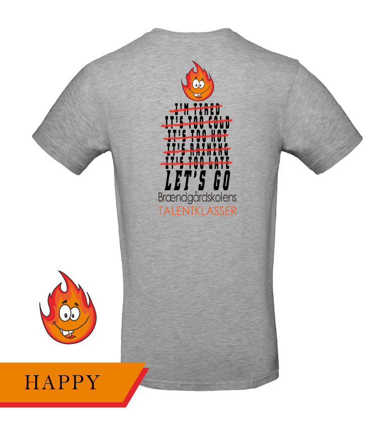 Happy Tshirt Grå - SponsorWorld