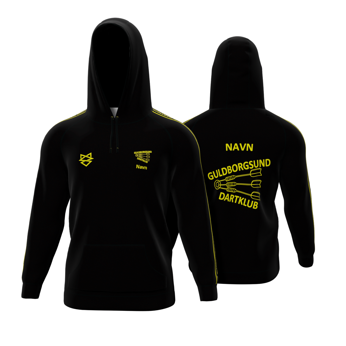 Bomulds Hoodie - Guldborgsund Dartklub