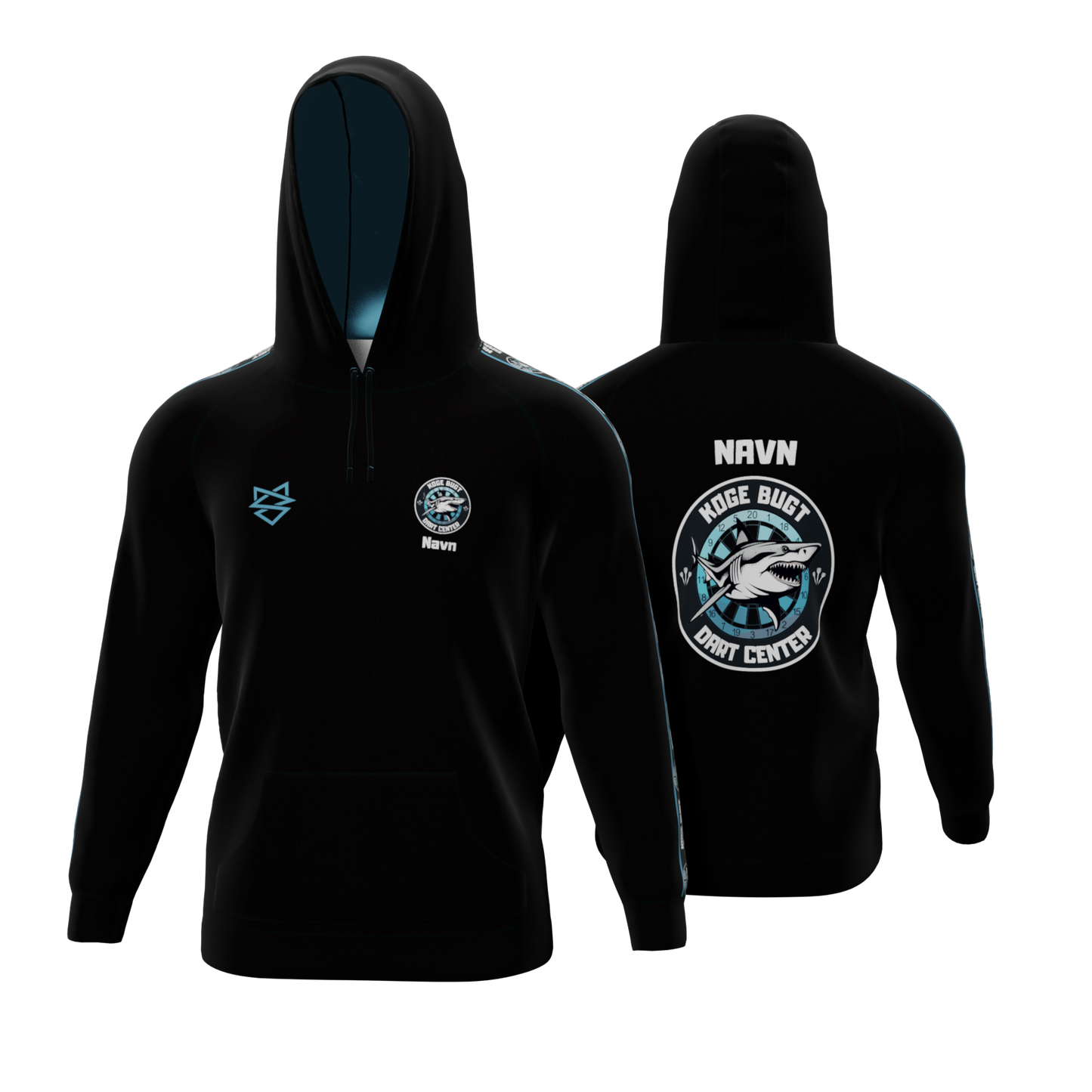 Bomulds Hoodie - Køge Bugt Dart