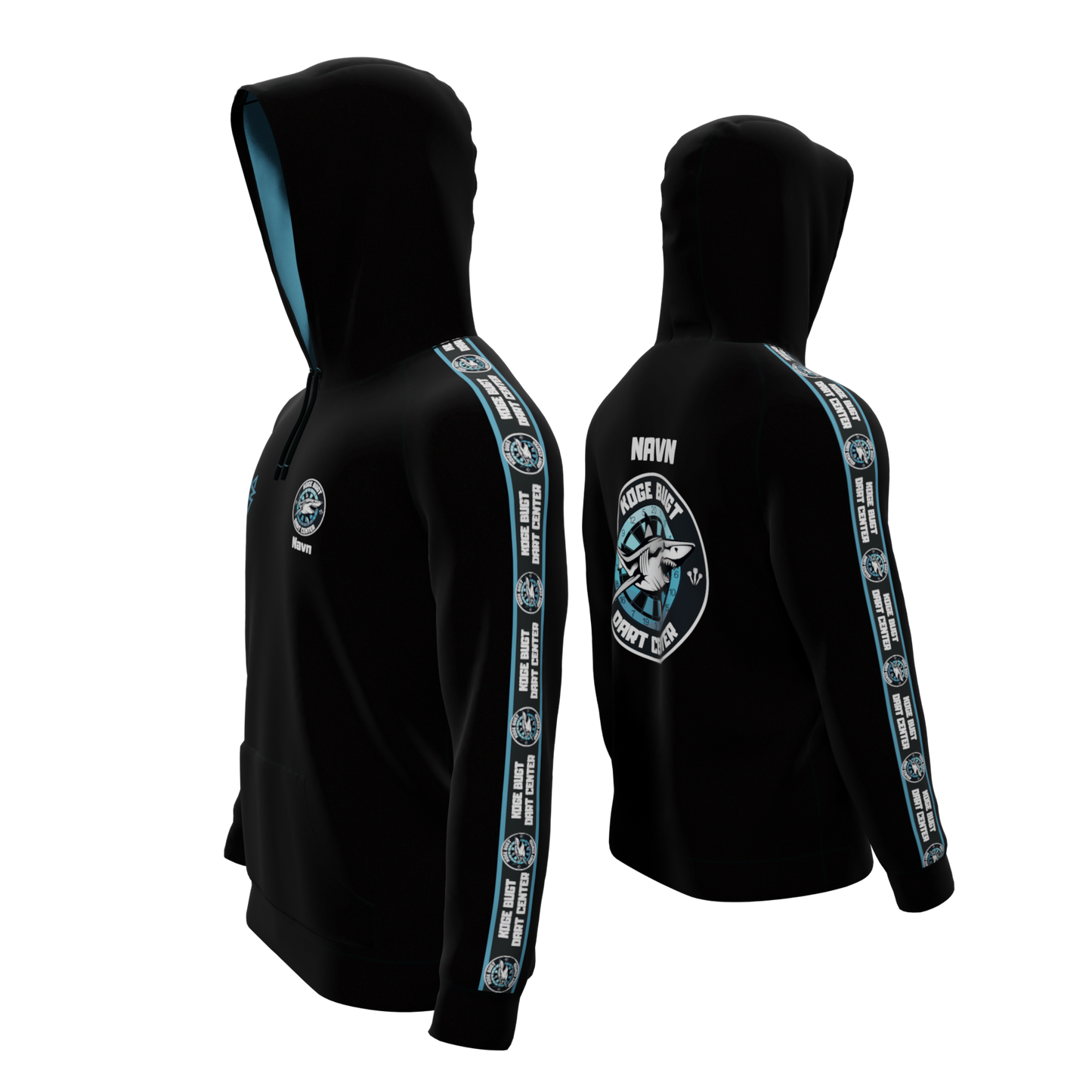 Bomulds Hoodie - Køge Bugt Dart