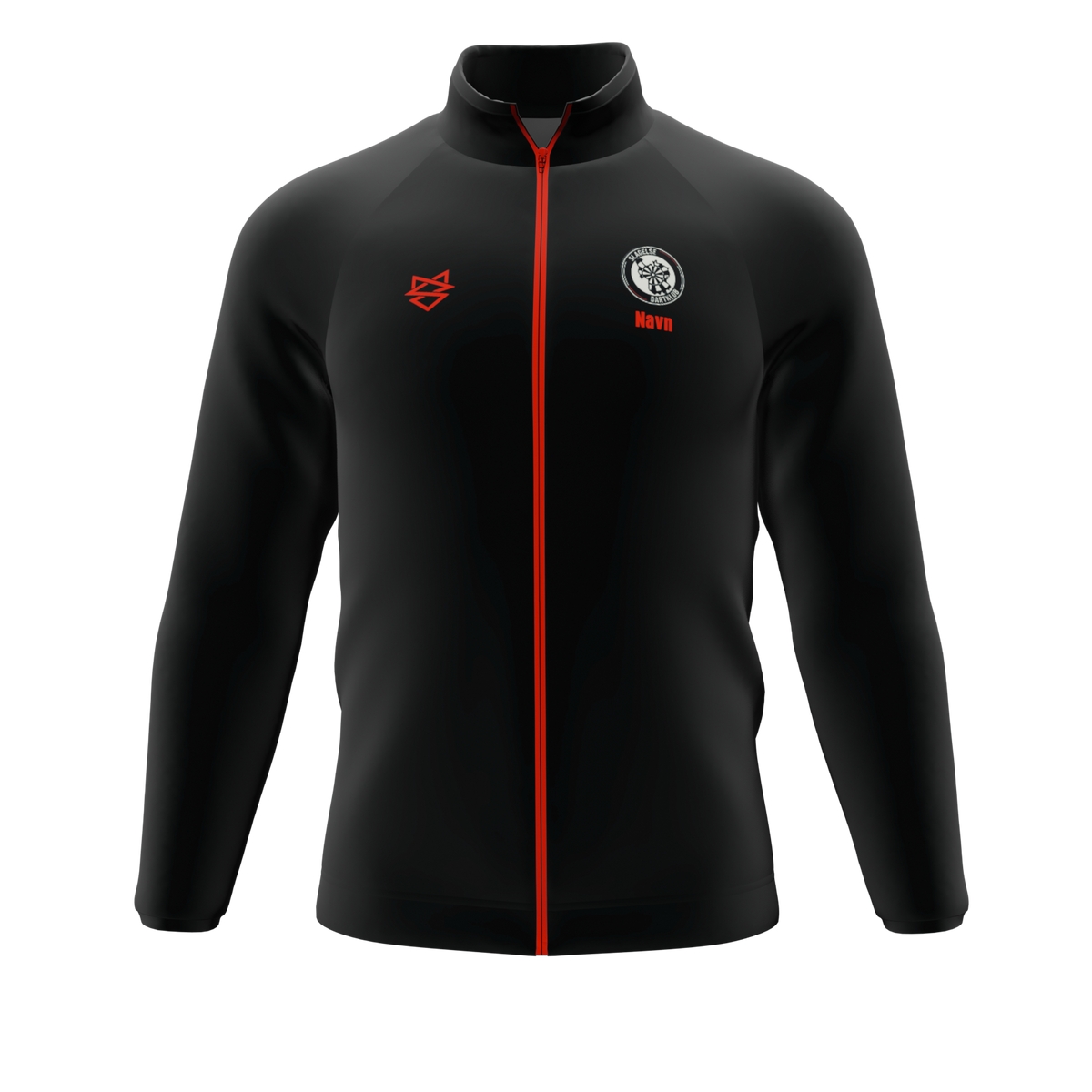 Bomulds cardigan - Slagelse Dartklub