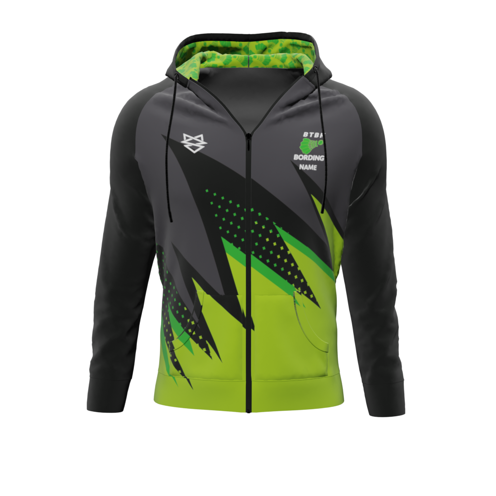 Hoodie ZIP - Bording Tennis & Badminton Klub - SponsorWorld