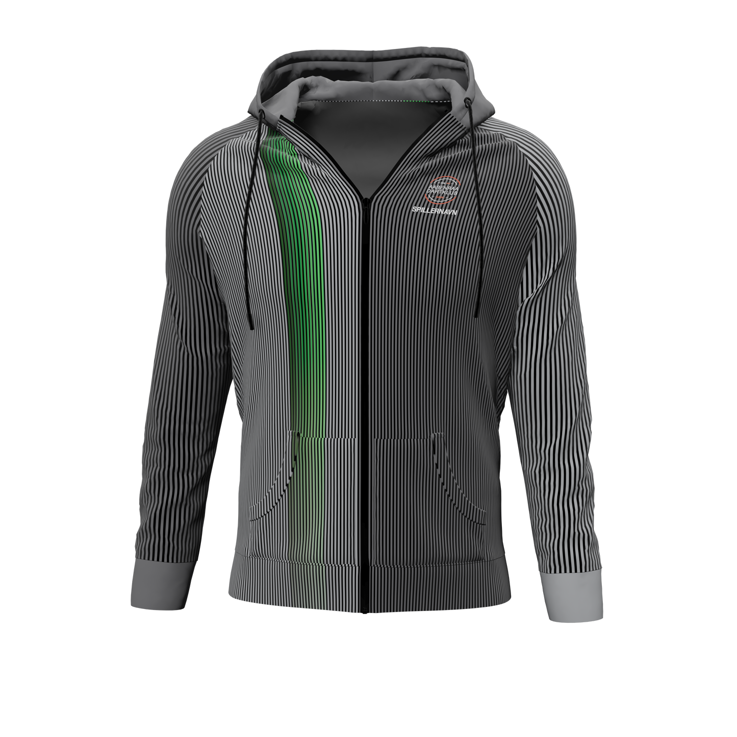Hoodie ZIP - Aabenraa Dart Klub