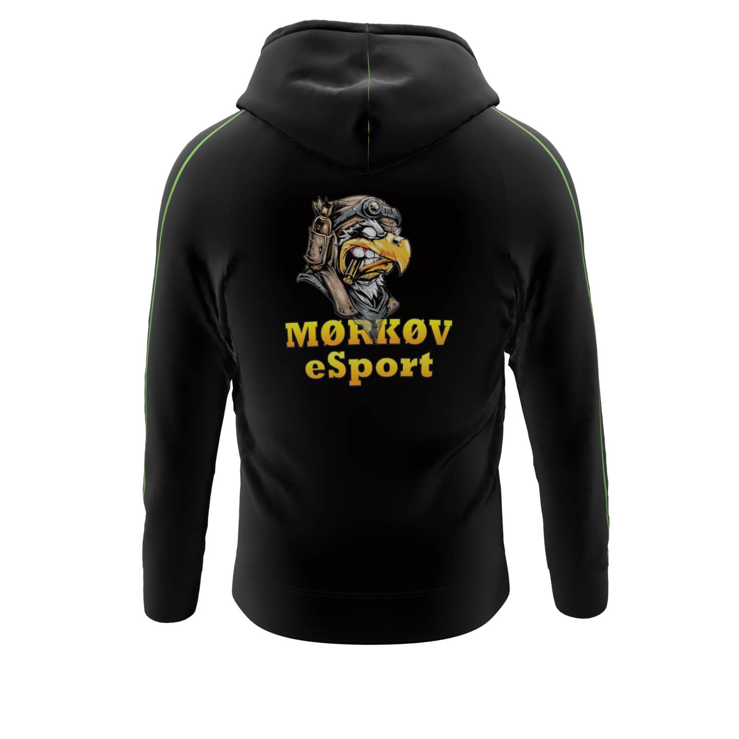 Bomulds Hoodie ZIP - Mørkøv Esport