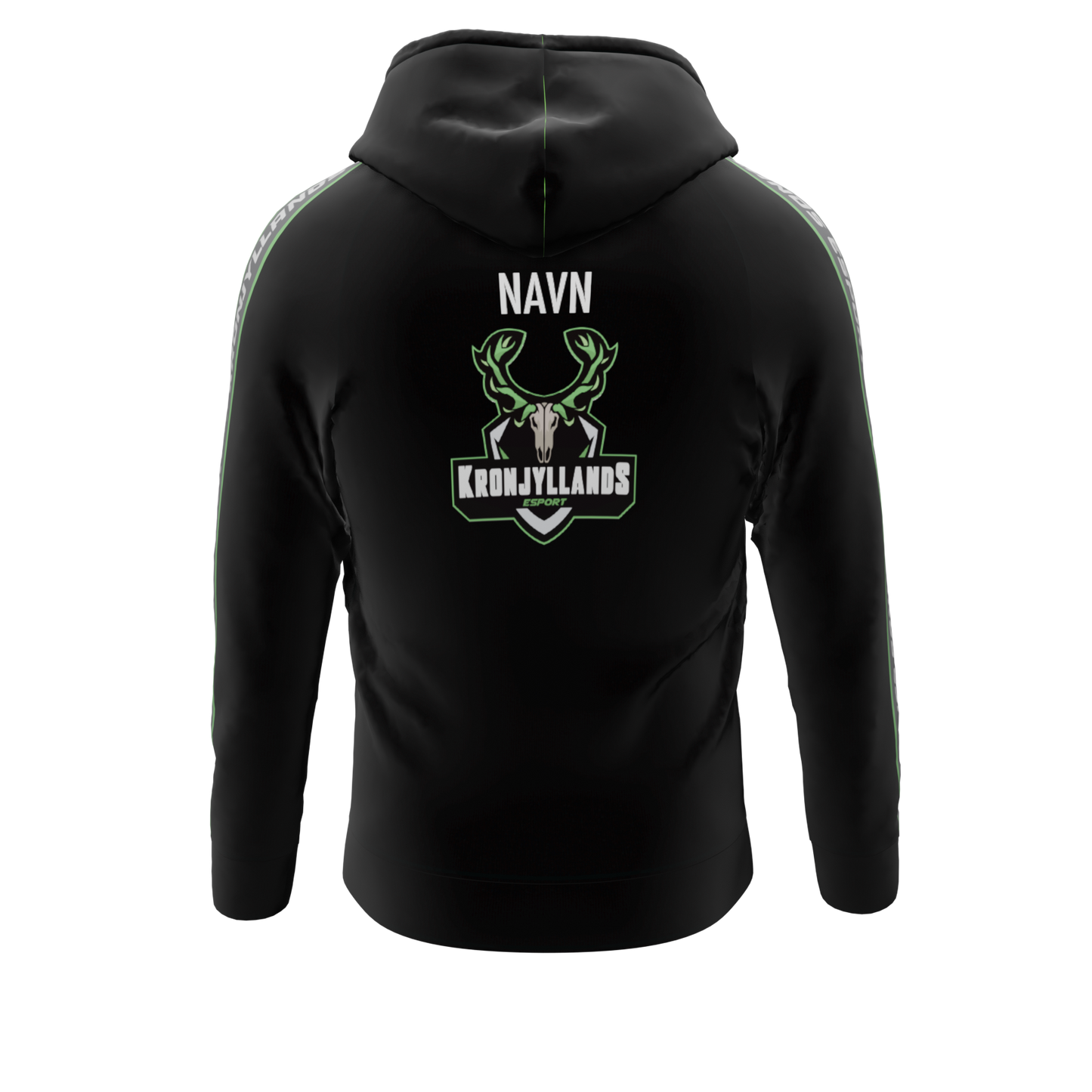 Cotton Hoodie ZIP - Adult - Kronjyllands Esport
