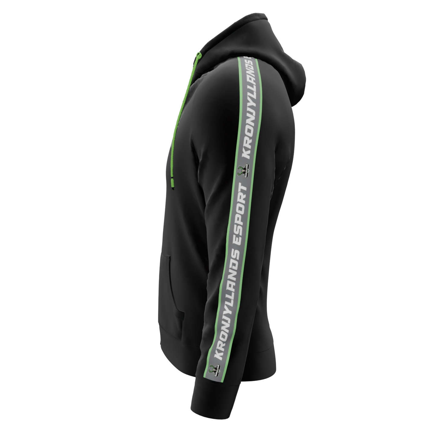 Cotton Hoodie ZIP - Adult - Kronjyllands Esport