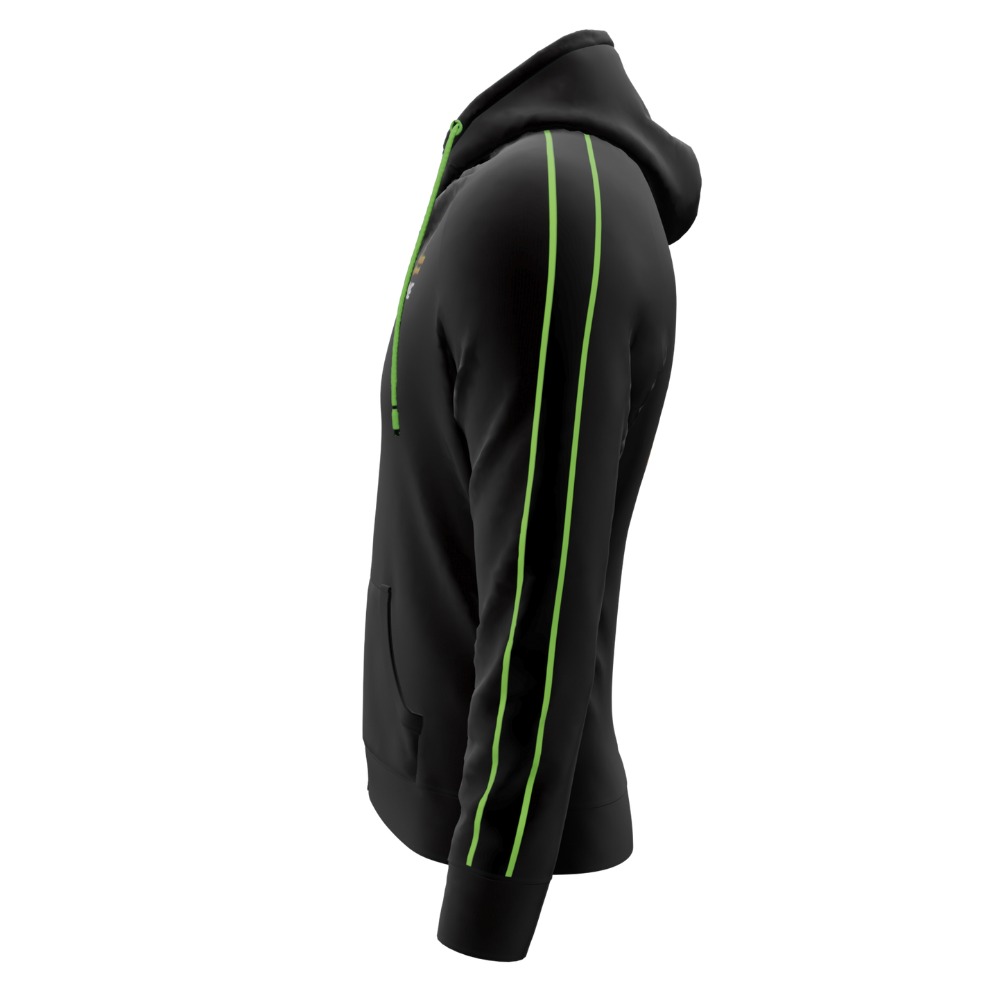 Bomulds Hoodie ZIP - Mørkøv Esport