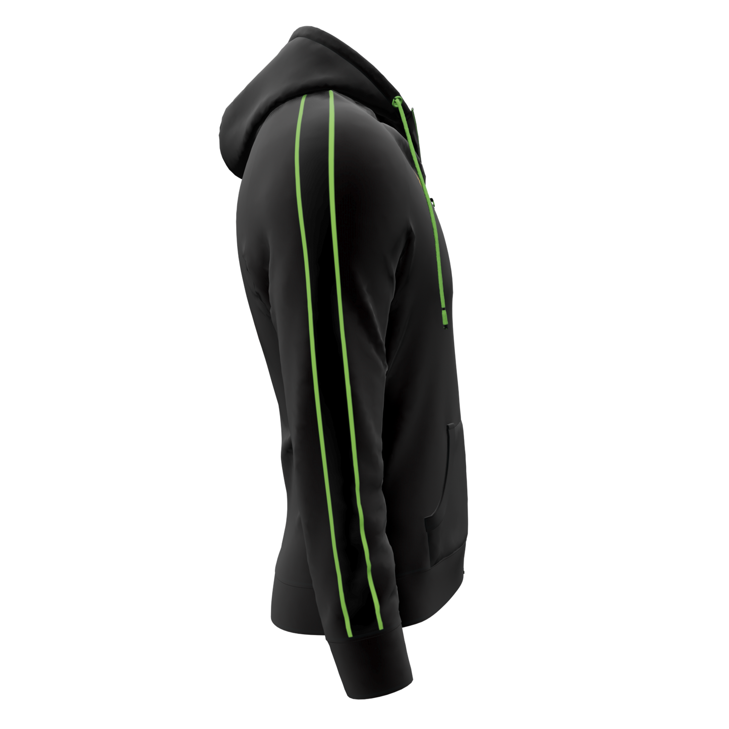 Bomulds Hoodie ZIP - Mørkøv Esport