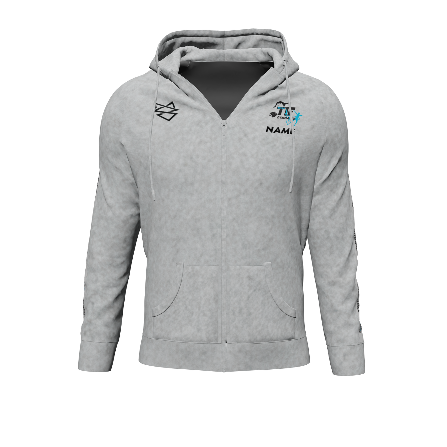 Bomulds Hoodie ZIP - TIF Gymnastik