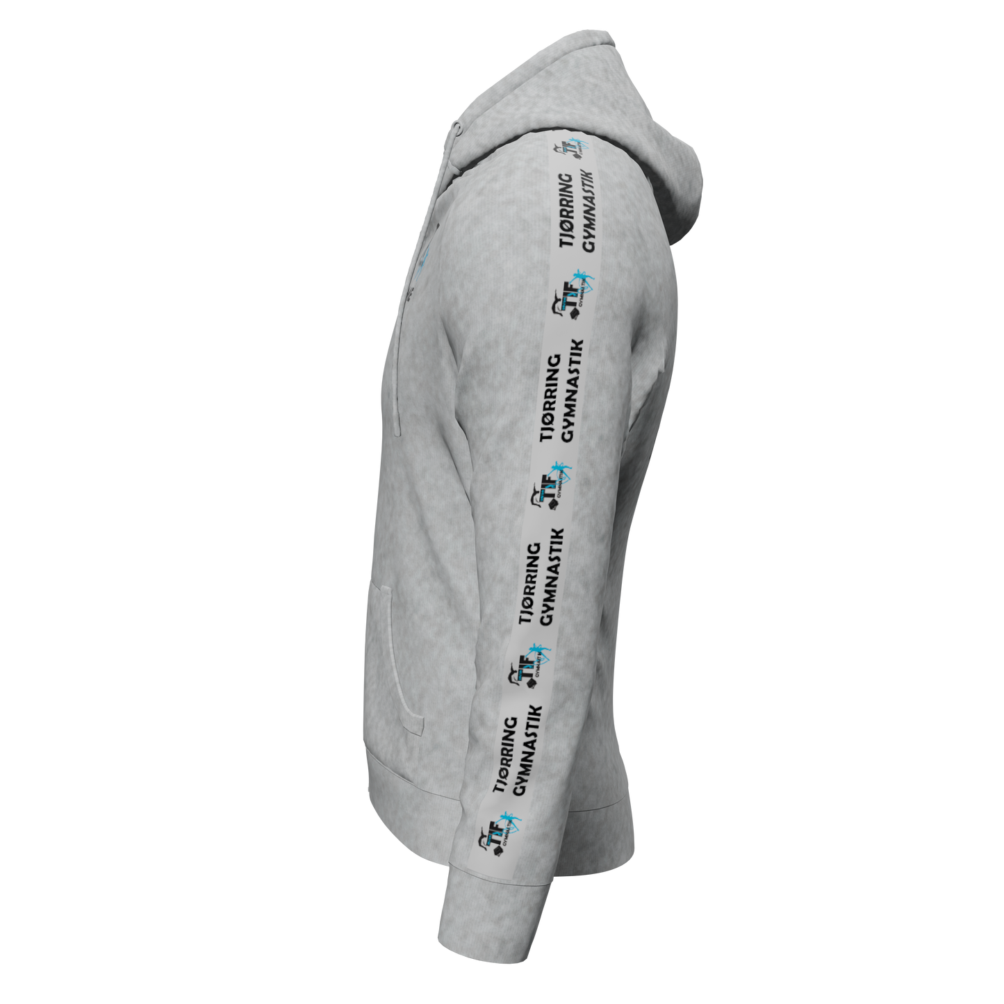 Bomulds Hoodie ZIP - TIF Gymnastik