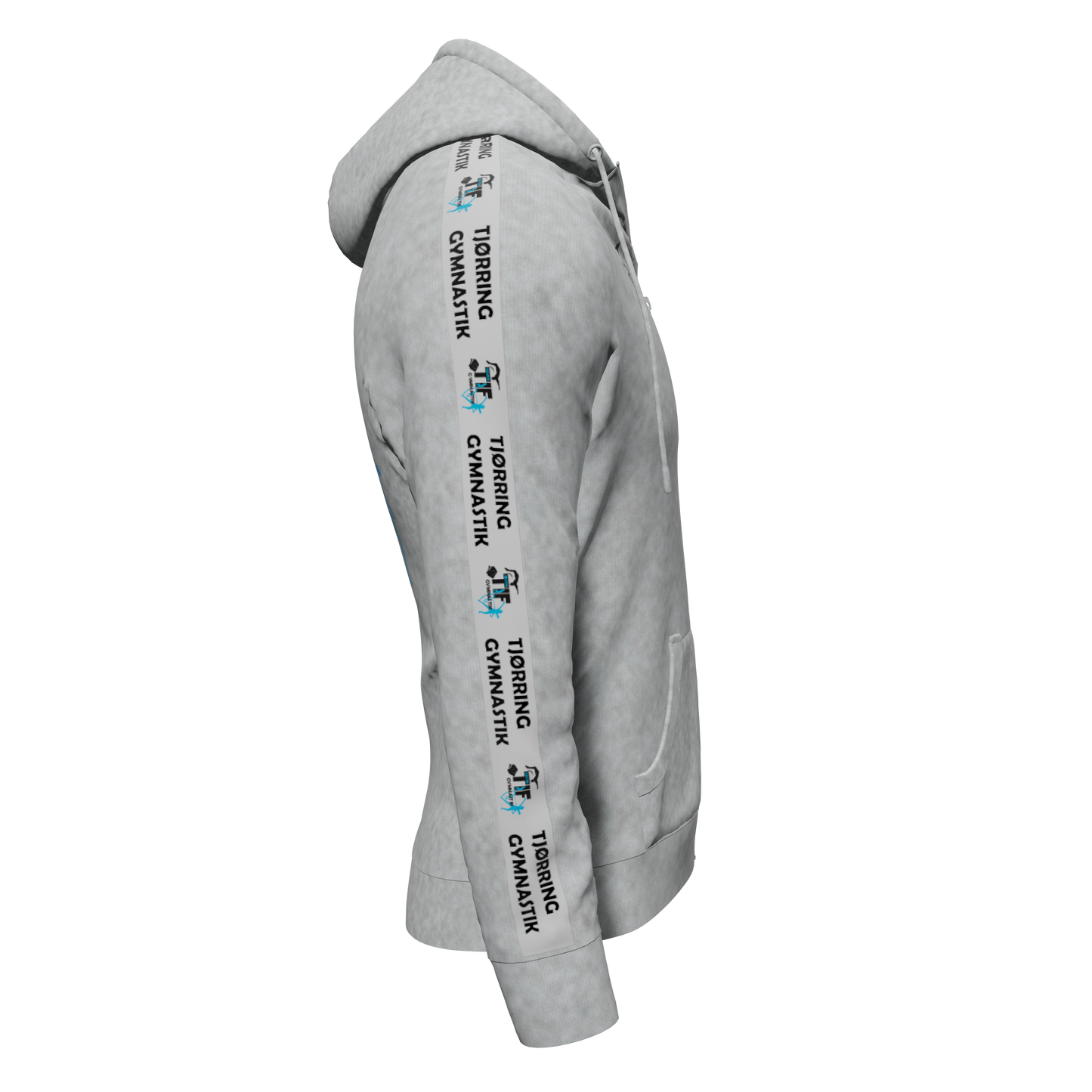 Bomulds Hoodie ZIP - TIF Gymnastik