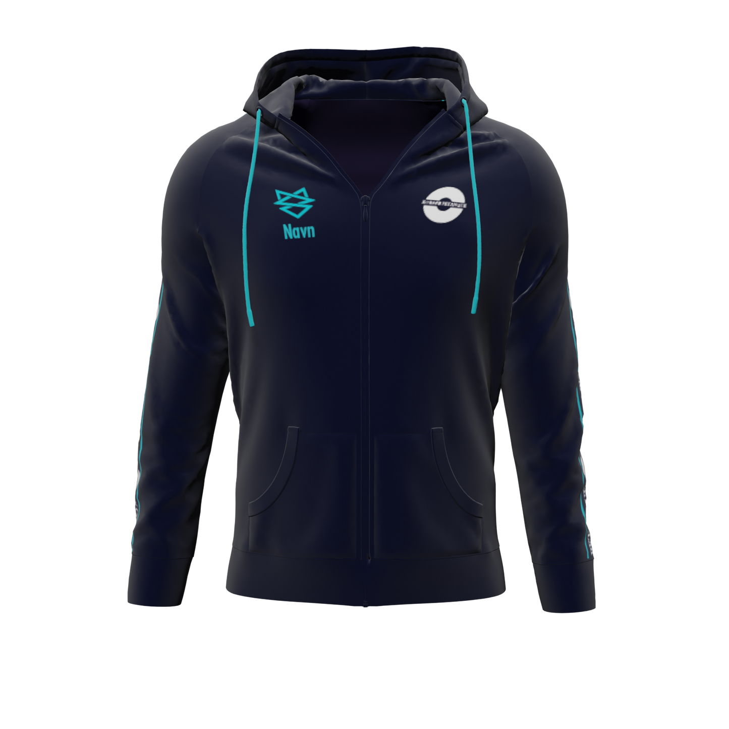 Hoodie ZIP Bomuld - Korsør Petanque - SponsorWorld