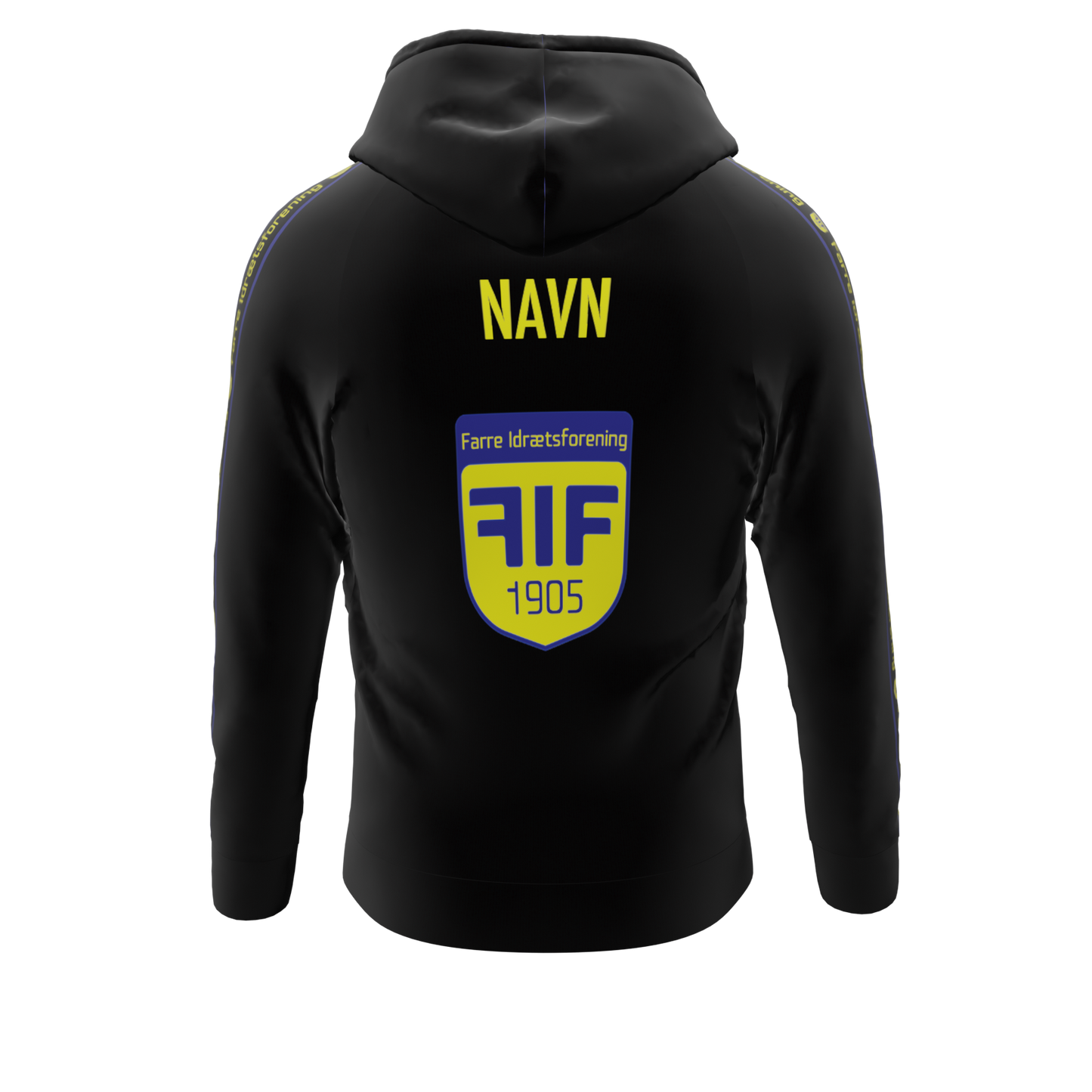 Bomulds Hoodie ZIP - Farre Idrætsforening - SponsorWorld