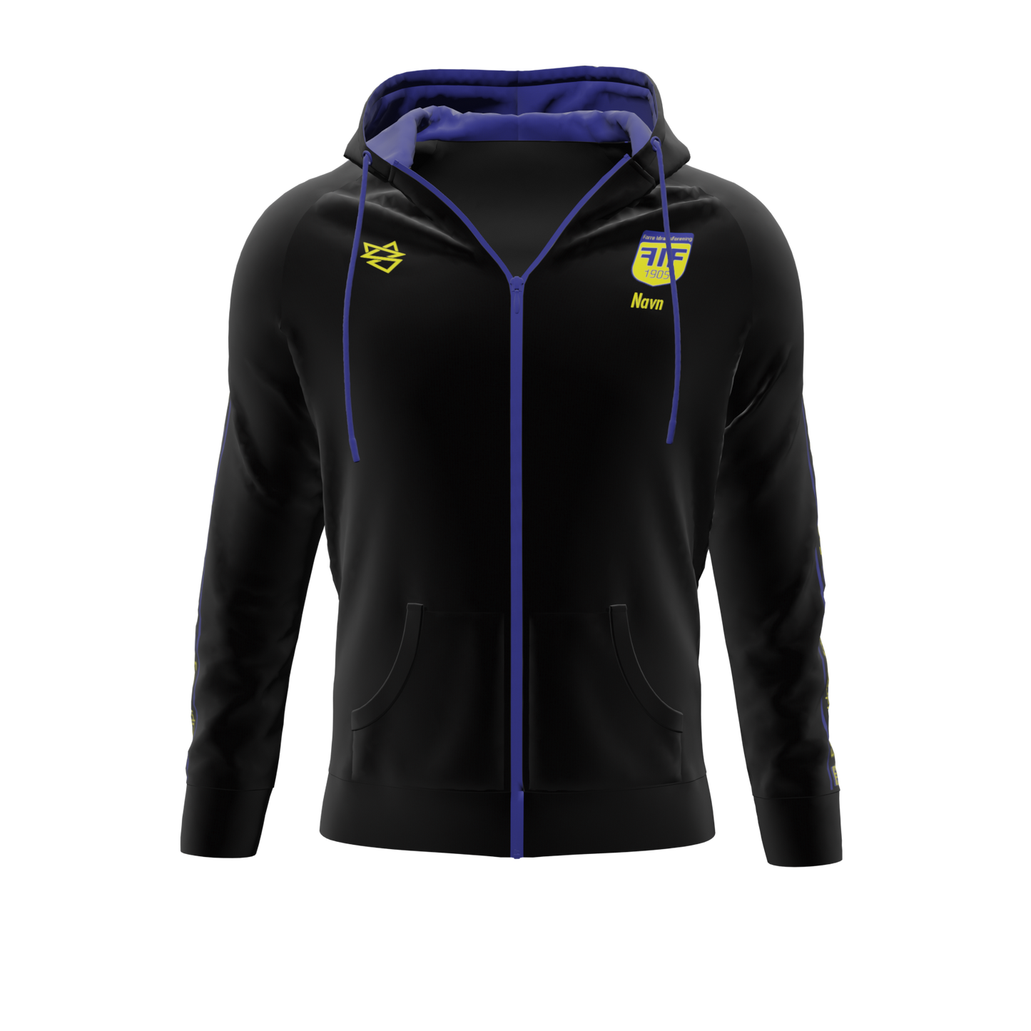Bomulds Hoodie ZIP - Farre Idrætsforening - SponsorWorld