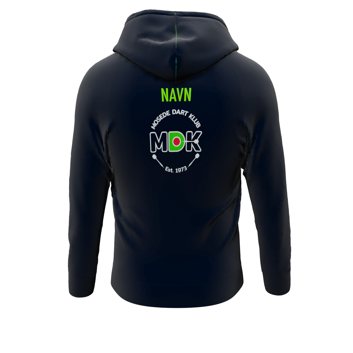 Bomulds Hoodie ZIP - Mosede Dart Klub