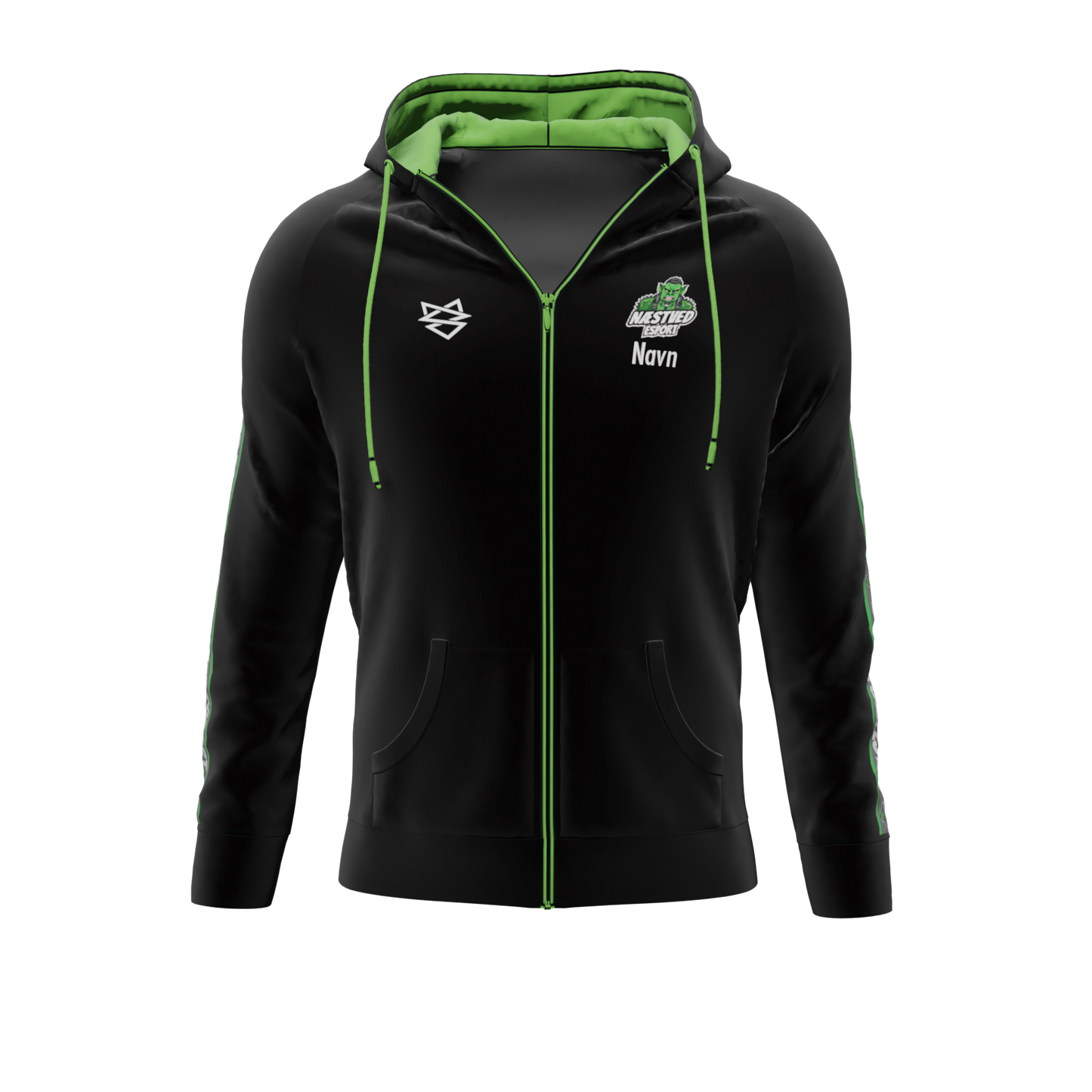 Cotton Hoodie ZIP - Adult - Næstved Esport