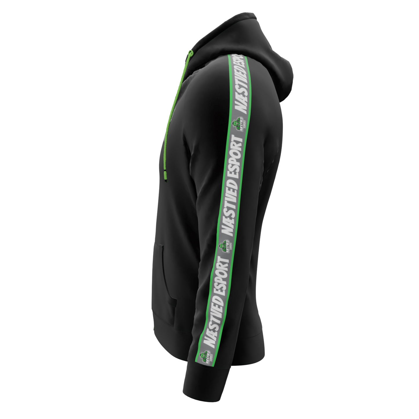 Cotton Hoodie ZIP - Adult - Næstved Esport