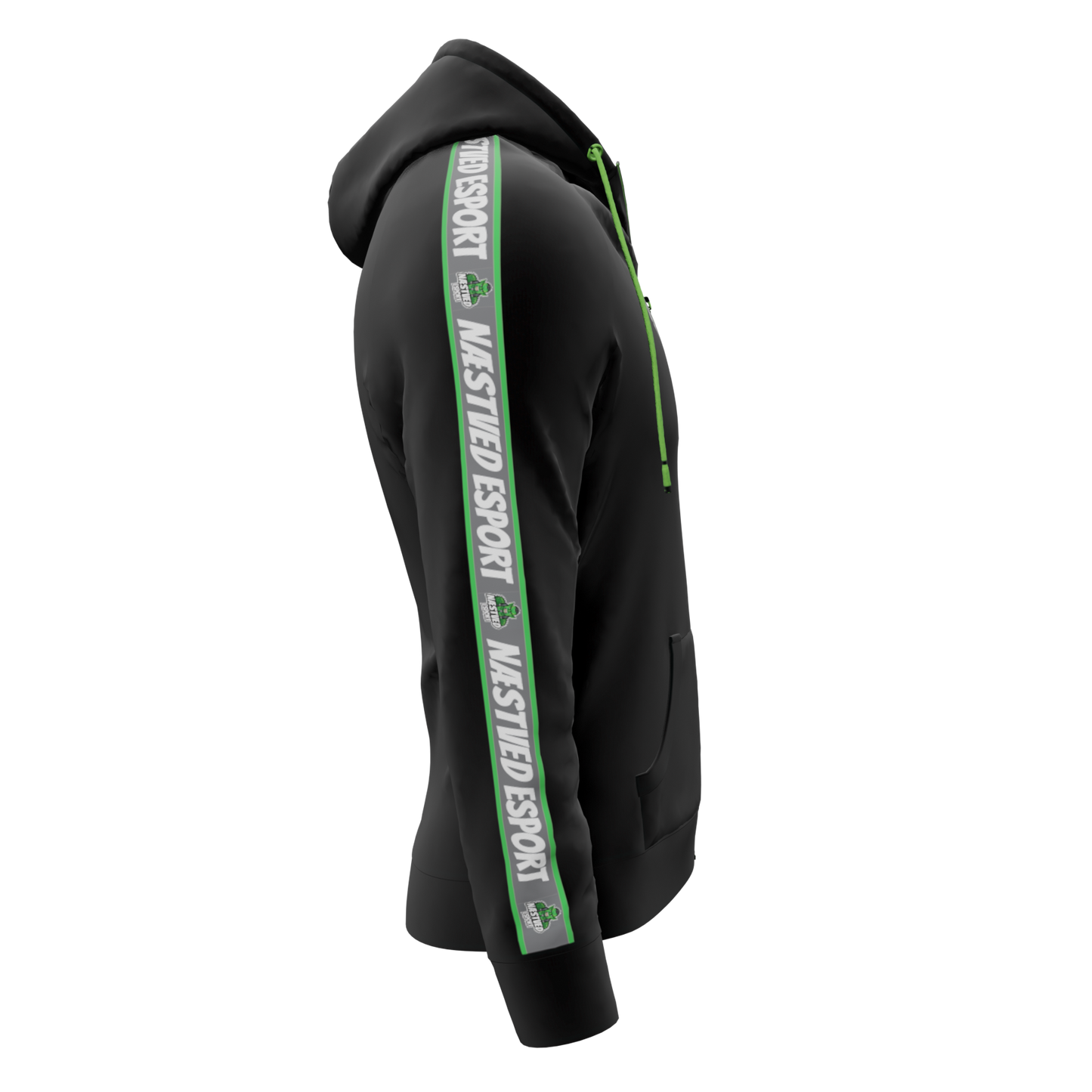 Cotton Hoodie ZIP - Adult - Næstved Esport
