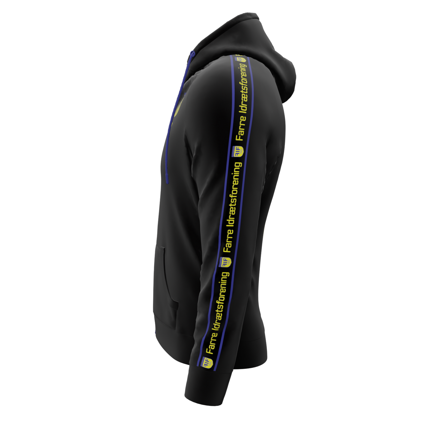 Bomulds Hoodie ZIP - Farre Idrætsforening - SponsorWorld