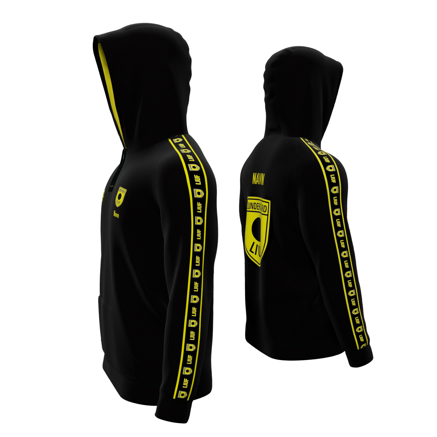 Bomulds Hoodie - LIUF Bordtennisklub