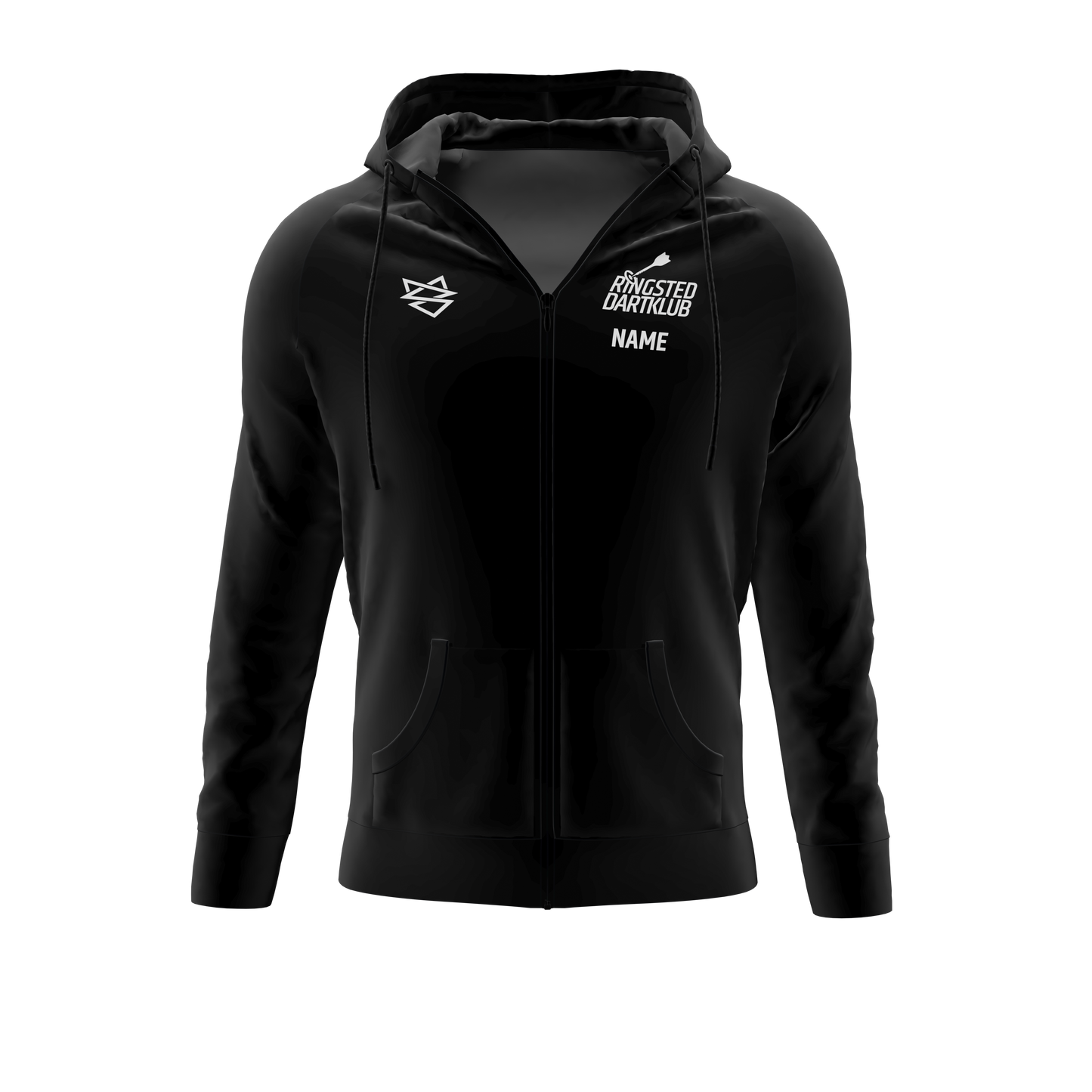 Hoodie ZIP - Ringsted dart - SponsorWorld