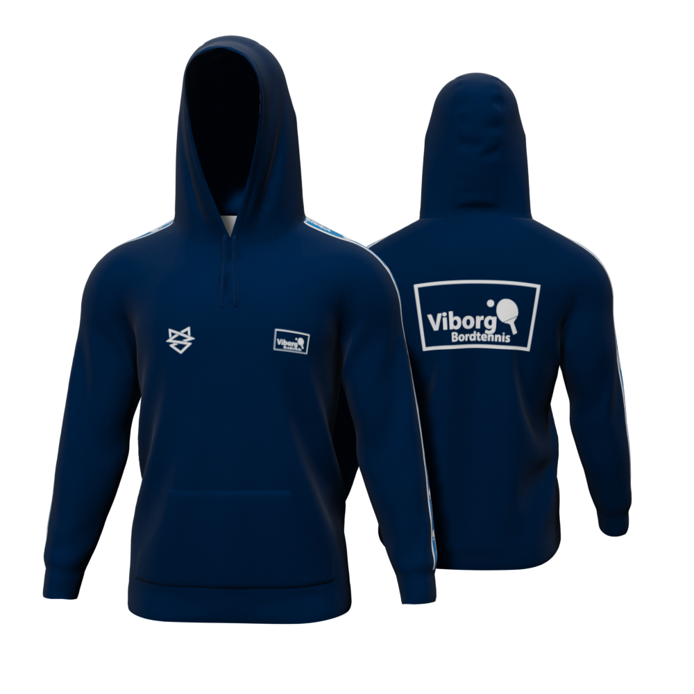 Bomulds Hoodie - Viborg Bordtennisklub - SponsorWorld