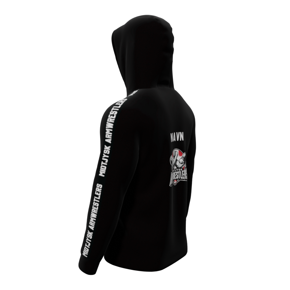 Bomulds Hoodie - Midtjysk Armwrestlers