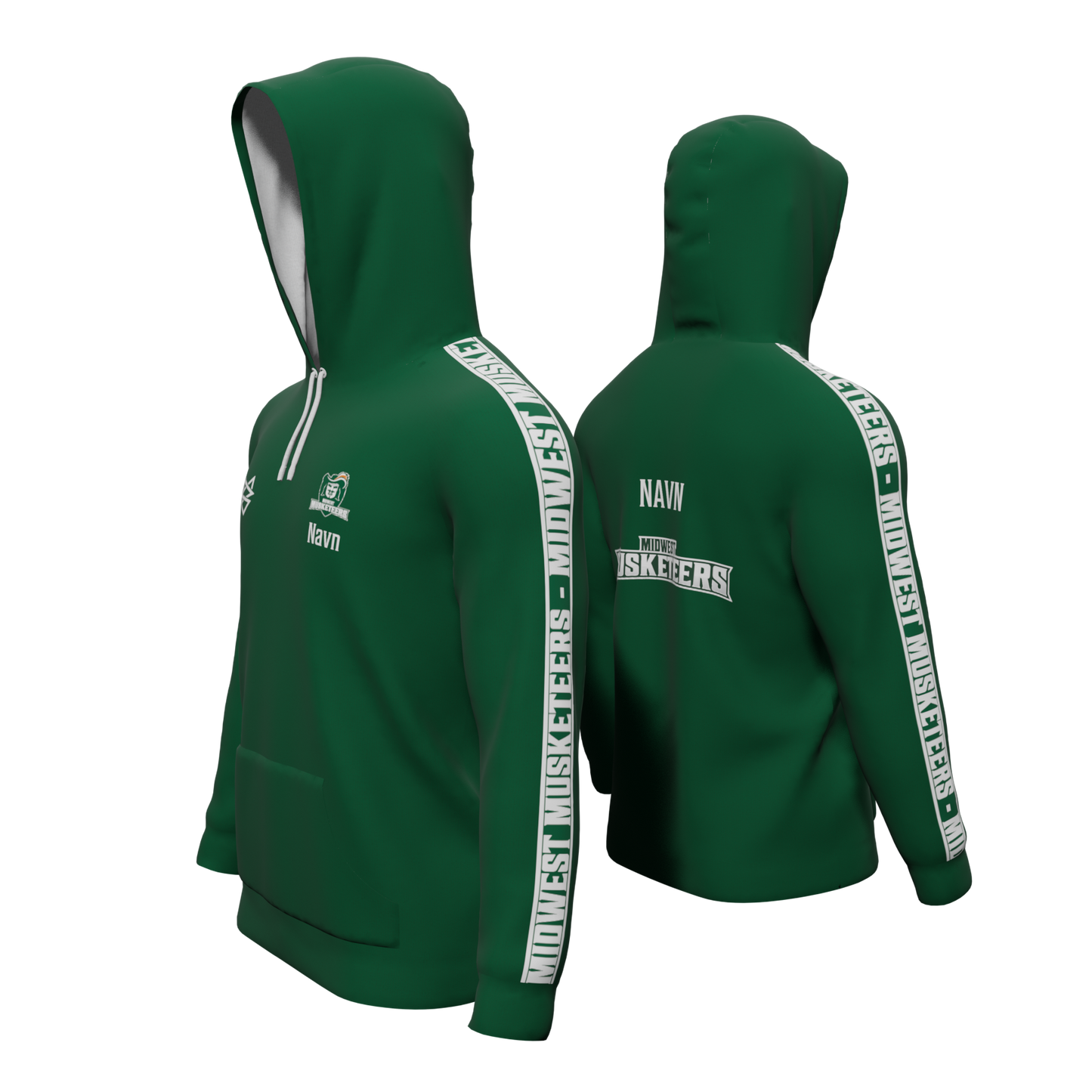 Bomulds Hoodie - Midwest Musketeers - SponsorWorld